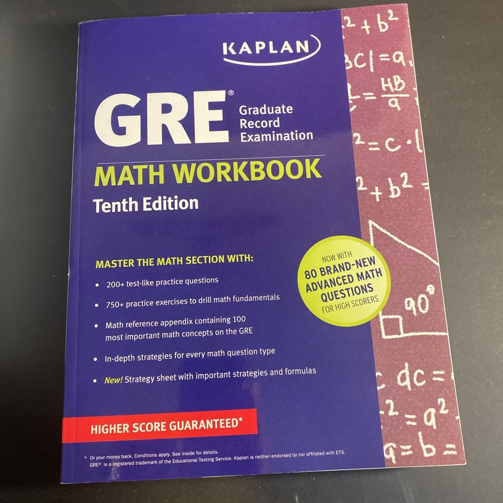 GRE Math Workbook (Kaplan Test Prep)